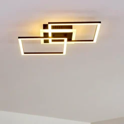 hofstein Plafonnier Lithgow LED Noir, 1 lumière