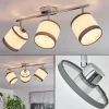 Lampes En Tissu-hofstein Plafonnier Lohobe Chrome, 3 lumières