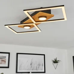 hofstein Plafonnier Lomnion LED Écru, Noir, 1 lumière