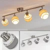 Lampes En Tissu-hofstein Plafonnier Lotorp Nickel mat, 4 lumières