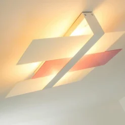 hofstein Plafonnier Lovikka Blanc, 2 lumières