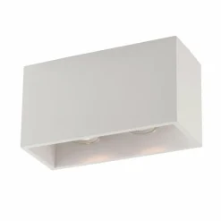 Luce Design Plafonnier Foster peut être peint avec de la peinture ordinaire, Blanc, 2 lumières* Plafonniers