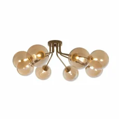 Luce Design Plafonnier NEPTUN Laiton, 8 lumières