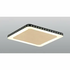 Lampes Dorées-Luce Design Plafonnier Solaris LED Noir doré, Blanc, 1 lumière