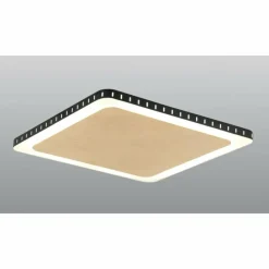 Lampes Dorées-Luce Design Plafonnier Solaris LED Noir doré, Blanc, 1 lumière