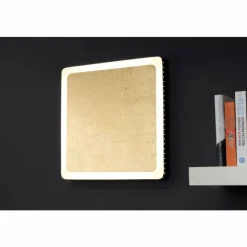 Lampes Dorées-Luce Design Plafonnier Solaris LED Noir doré, Blanc, 1 lumière