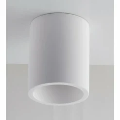 Luce Design Plafonnier Luce-Design Banjie peut être peint avec de la peinture ordinaire, Blanc, 1 lumière* Plafonniers