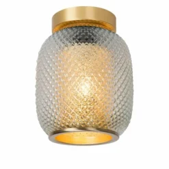 Luminaires Lucide Plafonnier Lucide AGATHA Laiton, 1 lumière