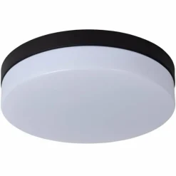 Luminaires Lucide Plafonnier Lucide BISKIT LED Noir, 1 lumière, Détecteur de mouvement* Éclairage Led