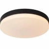 Luminaires Lucide Plafonnier Lucide BISKIT LED Noir, 1 lumière, Détecteur de mouvement* Éclairage Led