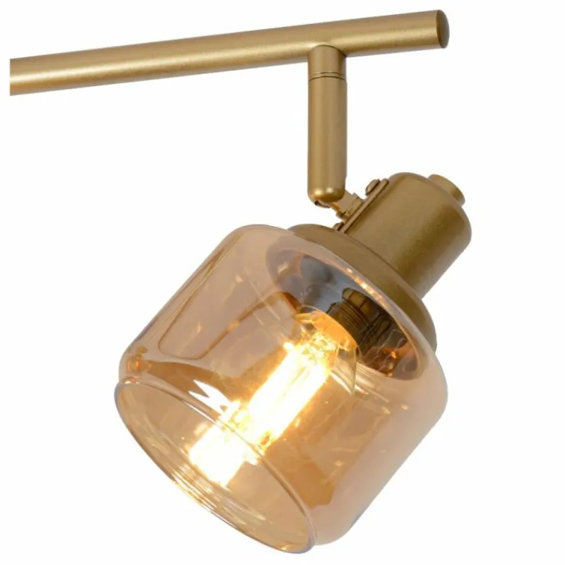 Luminaires Lucide Plafonnier Lucide BJORN Or, Laiton, 4 lumières