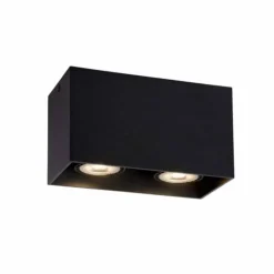 Luminaires Lucide Plafonnier Lucide BODI Noir, 2 lumières* Plafonniers