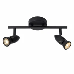 Luminaires Lucide Plafonnier Lucide CARO Noir, 2 lumières* Spots Et Projecteurs