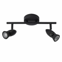Luminaires Lucide Plafonnier Lucide CARO Noir, 2 lumières* Spots Et Projecteurs