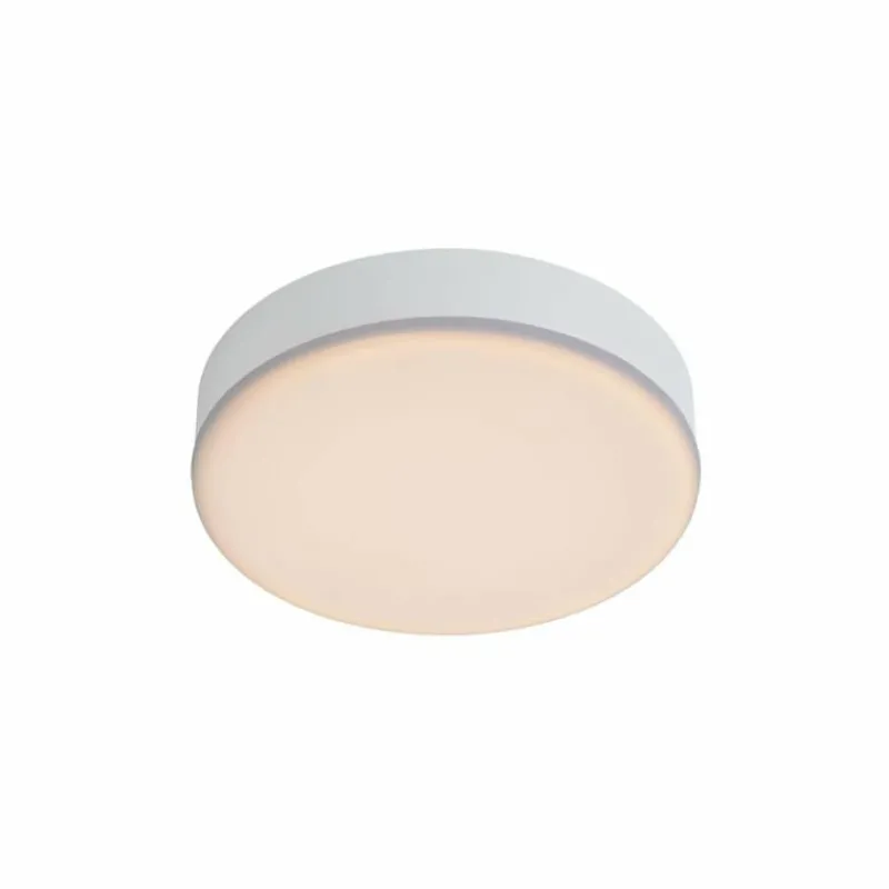 Luminaires Rustiques-Luminaires Lucide Plafonnier Lucide CERES-LED Blanc, 1 lumière