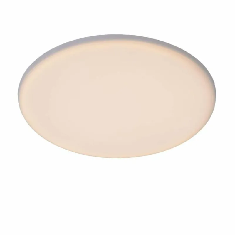 Luminaires Rustiques-Luminaires Lucide Plafonnier Lucide CERES-LED Blanc, 1 lumière