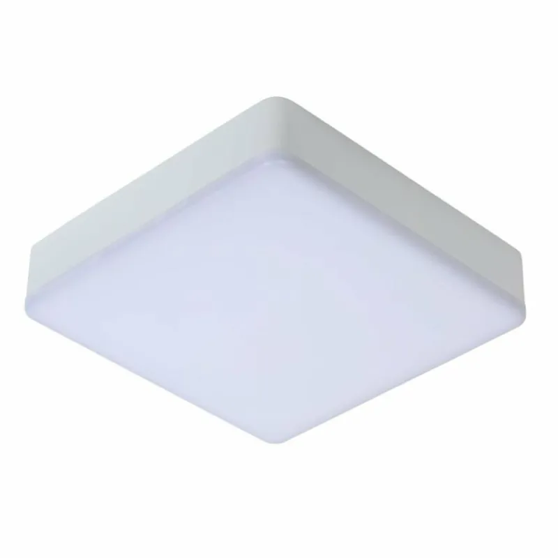 Luminaires Rustiques-Luminaires Lucide Plafonnier Lucide CERES-LED Blanc, 1 lumière