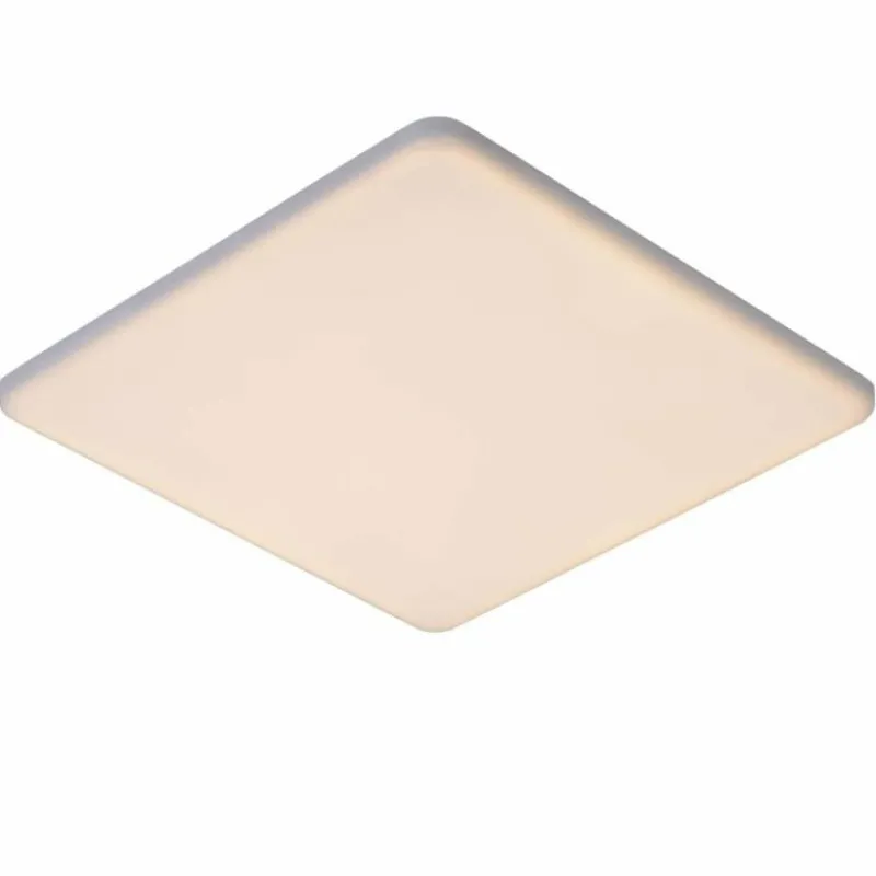 Luminaires Rustiques-Luminaires Lucide Plafonnier Lucide CERES-LED Blanc, 1 lumière