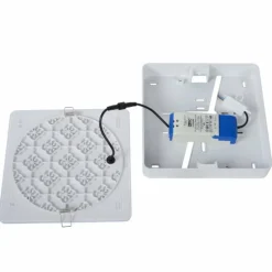 Luminaires Rustiques-Luminaires Lucide Plafonnier Lucide CERES-LED Blanc, 1 lumière