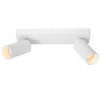 Luminaires Lucide Plafonnier Lucide CLUBS Blanc, 2 lumières* Spots Et Projecteurs