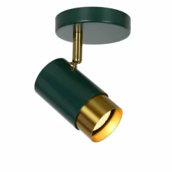 Lampes Dorées-Luminaires Lucide Plafonnier Lucide FLORIS Or, Vert, Laiton, 1 lumière