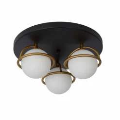Luminaires Lucide Plafonnier Lucide ISOBEL Noir, 3 lumières