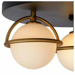 Luminaires Lucide Plafonnier Lucide ISOBEL Noir, 3 lumières