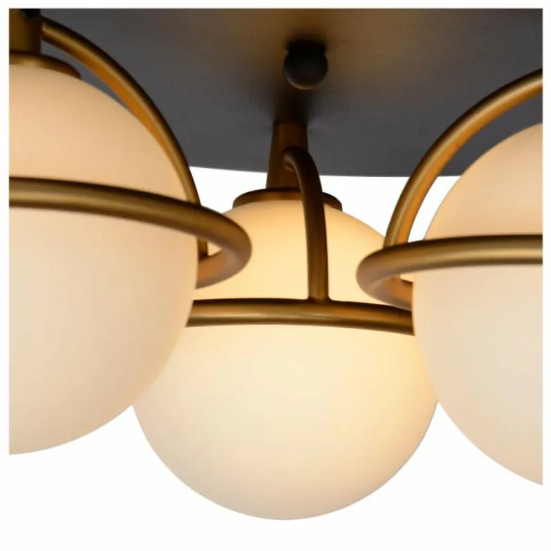 Luminaires Lucide Plafonnier Lucide ISOBEL Noir, 3 lumières