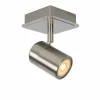 Lampes Industrielles-Luminaires Lucide Plafonnier Lucide LENNERT LED Chrome, 1 lumière