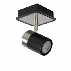 Lampes Industrielles-Luminaires Lucide Plafonnier Lucide LENNERT LED Noir, 1 lumière