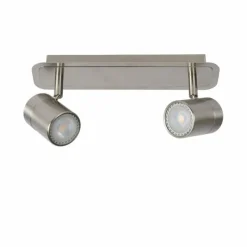 Lampes Industrielles-Luminaires Lucide Plafonnier Lucide LENNERT LED Chrome, 2 lumières