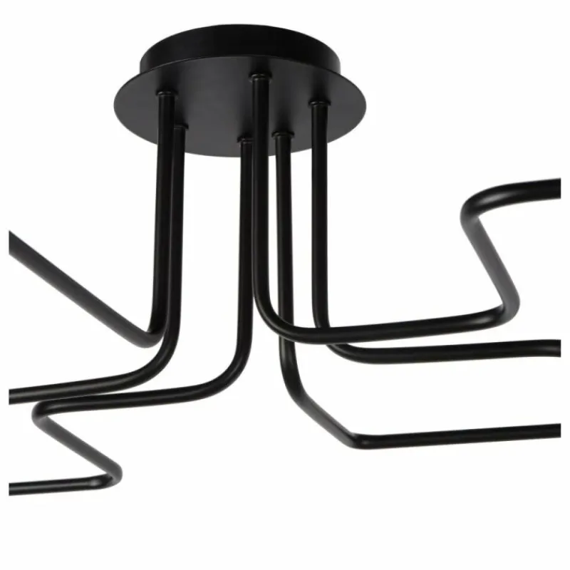Luminaires Lucide Plafonnier Lucide LESTER Noir, 6 lumières* Plafonniers