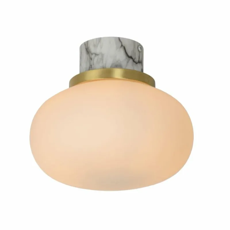 Luminaires Lucide Plafonnier Lucide LORENA Aspect marbre, 1 lumière