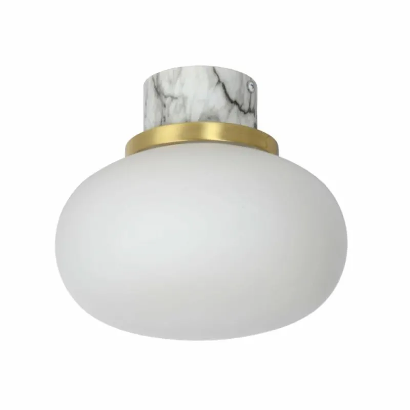 Luminaires Lucide Plafonnier Lucide LORENA Aspect marbre, 1 lumière