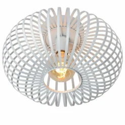 Lampes Vintages & Rétros-Luminaires Lucide Plafonnier Lucide MANUELA Blanc, 1 lumière