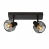 Luminaires Lucide Plafonnier Lucide MAREN Noir, 2 lumières* Plafonniers