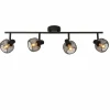 Luminaires Lucide Plafonnier Lucide MAREN Noir, 4 lumières* Plafonniers