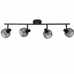 Luminaires Lucide Plafonnier Lucide MAREN Noir, 4 lumières* Plafonniers
