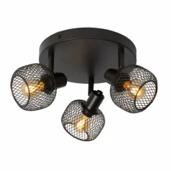 Luminaires Lucide Plafonnier Lucide MAREN Noir, 3 lumières* Plafonniers