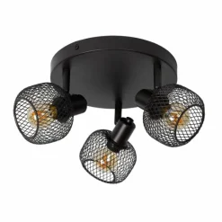 Luminaires Lucide Plafonnier Lucide MAREN Noir, 3 lumières* Plafonniers
