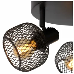 Luminaires Lucide Plafonnier Lucide MAREN Noir, 3 lumières* Plafonniers
