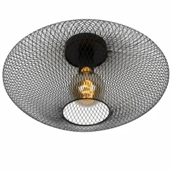 Luminaires Lucide Plafonnier Lucide MESH Noir, 1 lumière* Plafonniers