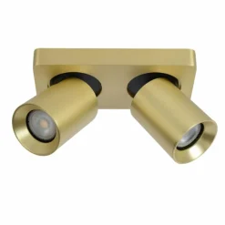 Lampes Dorées-Luminaires Lucide Plafonnier Lucide NIGEL LED Or, Laiton, 2 lumières