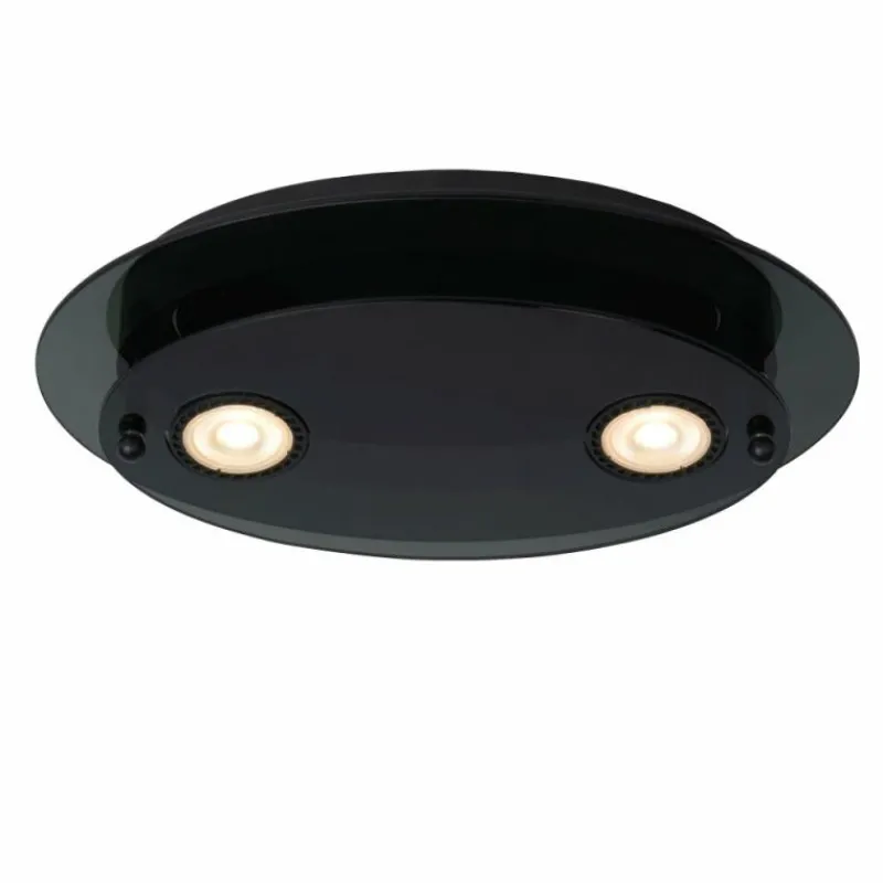 Luminaires Lucide Plafonnier Lucide OKNO Noir, 2 lumières