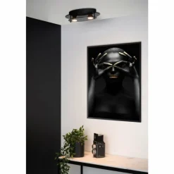 Luminaires Lucide Plafonnier Lucide OKNO Noir, 2 lumières