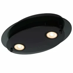 Luminaires Lucide Plafonnier Lucide OKNO Noir, 2 lumières