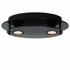 Luminaires Lucide Plafonnier Lucide OKNO Noir, 2 lumières