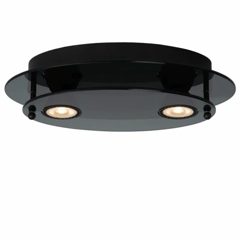 Luminaires Lucide Plafonnier Lucide OKNO Noir, 2 lumières