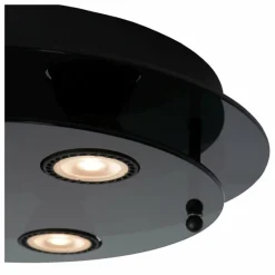 Luminaires Lucide Plafonnier Lucide OKNO Noir, 3 lumières