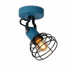 Luminaires Lucide Plafonnier Lucide Pola Bleu, Noir, 1 lumière* Plafonniers